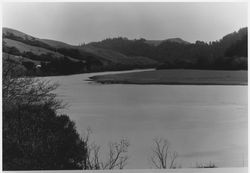 View of the Russian River and the beach below the Willow Creek Environmental Campground area, about 1969