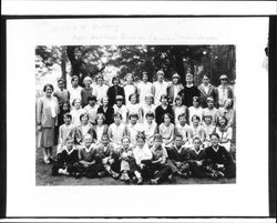 Unidentified class at Roseland School, Santa Rosa, California, about 1935