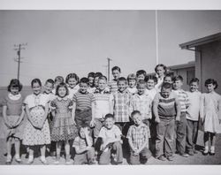 Students of Lakeville School, Petaluma, California, 1957