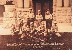 Junior team, Healdsburg Grammar School