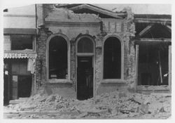 Earthquake damage to the Bank of Sebastopol