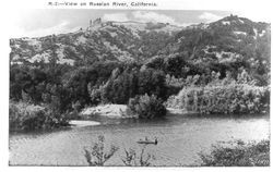 View on the Russian River, California