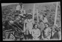 Elizabeth Hendren Graham with her Coleman Valley School students