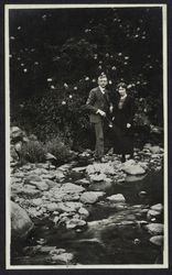 Charles and Joyce Drake at Santa Rosa Creek, Santa Rosa Creek, Santa Rosa, California, 1920s