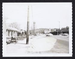 Farmers Lane looking north from Sonoma Avenue