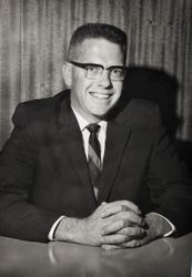 Dr. William M. Kortum, member of the City of Petaluma Board of Education, Petaluma, California, about 1966