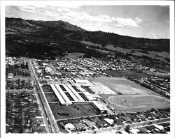 Aerial view of Herbert Slater Junior High School