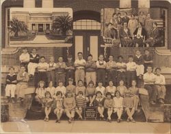 Washington Grammar School, Petaluma, California, fifth grade class photo, Feb. 1, 1930