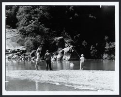 Fishing the Russian River near Guerneville, Guerneville, California, 1968