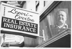 Sign for Lepori-Overton Real Estate Insurance in Petaluma, California