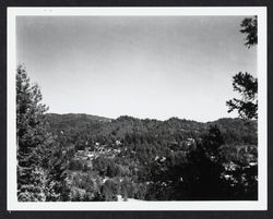 Looking east, slightly north from road, halfway up to Gabe's Rock