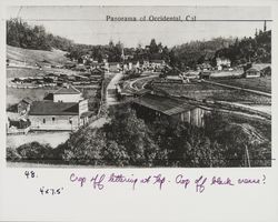 Panorama of Occidental, California