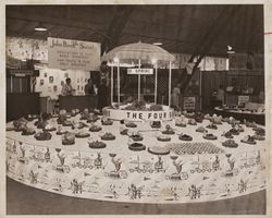 Bellevue Farm exhibit at the Sonoma County Fair, Santa Rosa, California, 1960