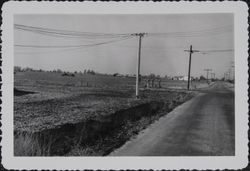 Intersection of Scenic Avenue and Langner Avenue, Santa Rosa, California, January 26, 1958