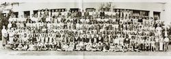 School photo, Lincoln Primary School, Petaluma, California, about 1950