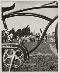 Kids' parade at the Sonoma County Fair, Santa Rosa, California, July 1957