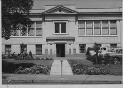 Petaluma City Schools administration building, Petaluma, California, about 1955