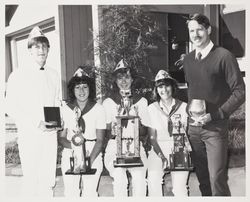 4H Club winners at the Sonoma County Fair, Santa Rosa, California, 1986