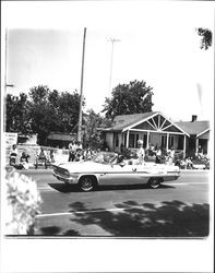 Helen Putnam in the Sonoma-Marin Fair Parade of July 1965, Petaluma , California