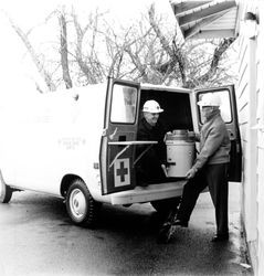 American Red Cross emergency van, Santa Rosa, California, 1969