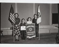 Sonoma County achievement champions, Petaluma, California, 1957