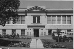 Petaluma City Schools administration building, Petaluma, California, about 1955