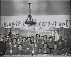 Installation of Redwood Rangers newly elected officers at Gori's Tavern on Main Street, Guerneville, California, 1950