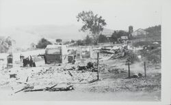 Tomales in ruins after the huge May 24, 1920 fire