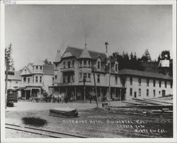 Main Street at Third Street, Occidental, California, 1900