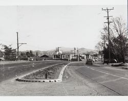 Look south down Main Street, Petaluma, California