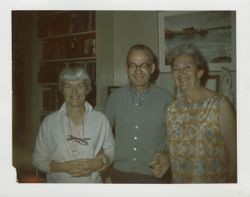 Sue and Hillas Cole with Helen Putnam, Petaluma, California, 1966