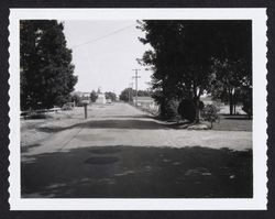 Clover Drive, Santa Rosa, California, looking south from 1151 Clover, July 3, 1968