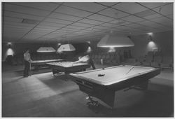 Billiard tables at Star Skate World, 2075 Occidental Road, Santa Rosa, California, in 1978