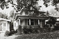 Facade of the Sweet House at 607 Cherry Street, Santa Rosa, California