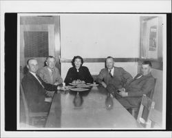 Members of Petaluma Board of Education, Petaluma, California, 1950