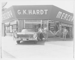 G.K. Hardt Lincoln-Mercury dealership, Santa Rosa, California, 1958