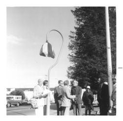 Unveiling the Mission Trail Bell in Petaluma, California, 1977