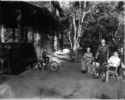 View outside the home of Oral R. Stephens and Thelma Stephens, Santa Rosa, California, March 19, 1973