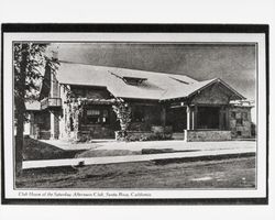 Club House of the Saturday Afternoon Club, Santa Rosa, California