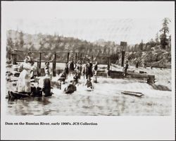 Lake Bohemia on the Russian River, Guerneville, California, 1900s