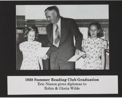 Summer Reading Graduation at the Petaluma Carnegie Library, 20 Fourth Street, Petaluma, California, 1938