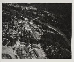 Aerial view of Guerneville