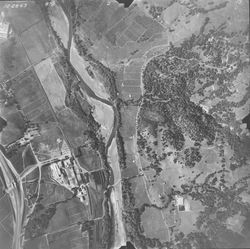 Asti east of highway near Washington School Road--aerial views