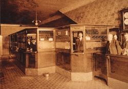 Interior of the Healdsburg National Bank