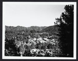 Looking east from Pool Ridge near the main road to Gabe's Rock toward Guerneville