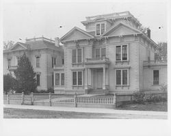 Metzger and Boyce Houses located at 535 and 537 B Street, Santa Rosa, California, about 1901