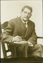 Portrait of an unidentified male Vallejo family member, San Francisco, California, about 1920