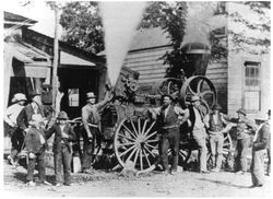 Threshing machine of Mr. Melton