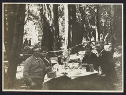 Drake picnic at Armstrong Grove, Armstrong Woods, Guerneville, California, 1921