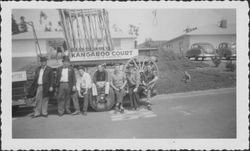 Petaluma Centennial Kangaroo Court at the Apple Blossom Parade in Sebastopol, California,1958